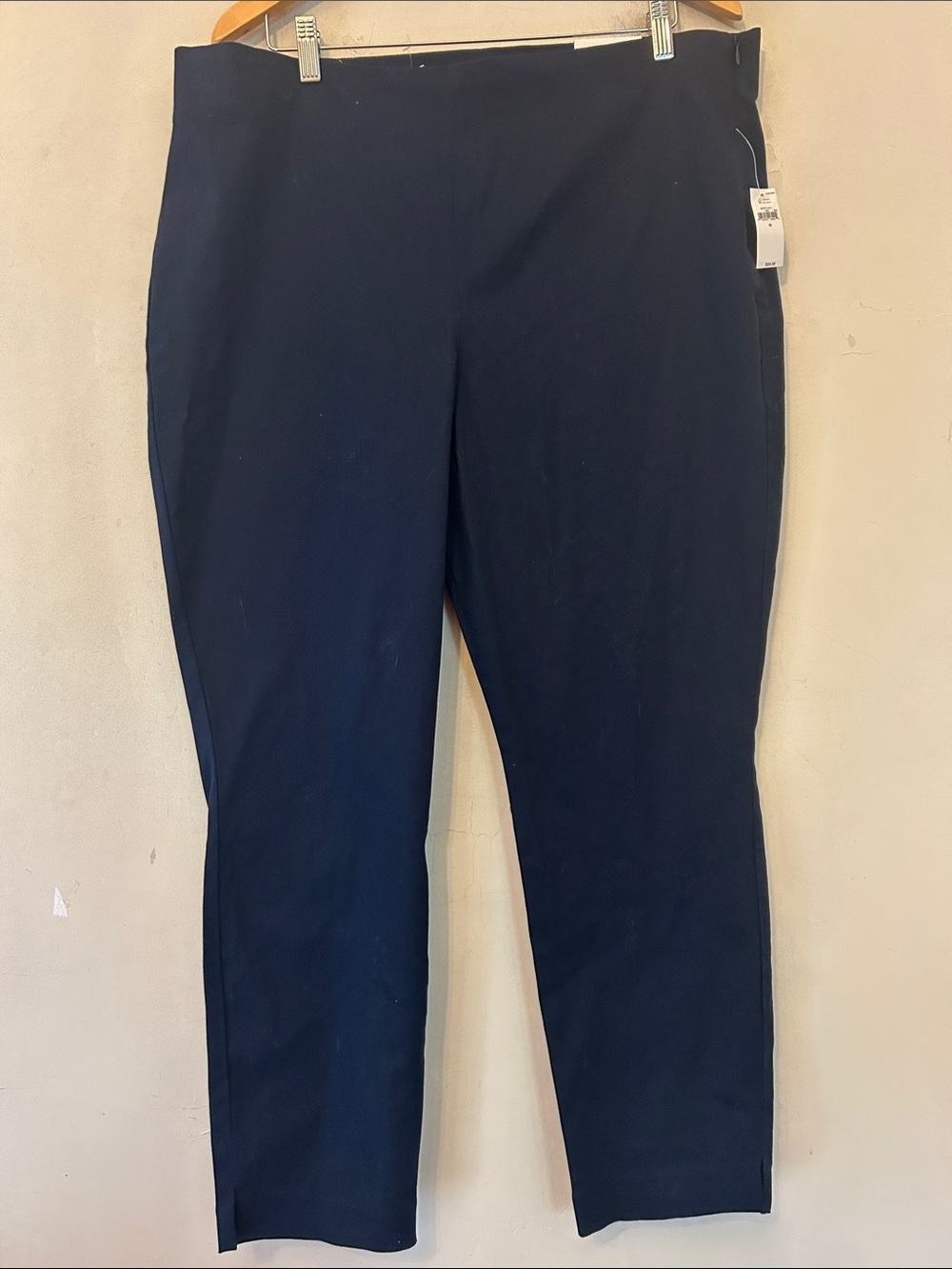 Old Navy stretch Navy Straight-Leg ankle Pants Size 18 NWT